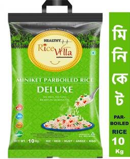 Healthy Rice Villa Miniket  Rice Deluxe 10Kg Minicate Rice (Medium Grain, Parboiled)