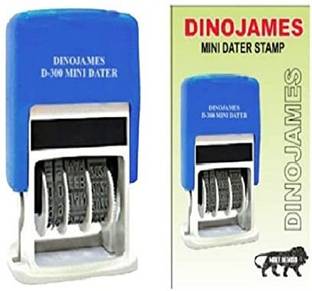 dinojames Mini Dater Stamp Self Inking Stamp