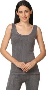 ALFA Quilted Premium Winter Wear Sleeveless Camisole Women Top Thermal