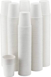 EcoNThings (Pack of 100) Disposable Glass Water/Juice Glass