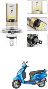 PECUNIA Bike H4 LED COB Motorcycle Bike Hi/Lo Headlight Lamp Bulb 220 Headlight Motorbike LED for Hero (12 V, 10 W)