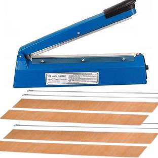 NIVAYO 12" Inch Heat Sealer Impulse Sealing Machine For Plastic Kitchen Food Sealer Bag With 2 Extra Replacement Element, Table Top Heat Sealer,HT-11(300 mm) Table Top Heat Sealer