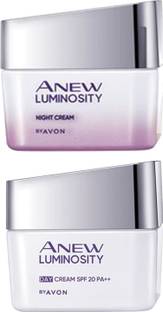 AVON ANEW LUMINOSITY DAY SPF20P++ 50G & ANEW LUMINOSITY NIGHT CREAM 50G