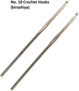 JAKEY Stainless Steel No. 10 Crochet Hooks (kiroshiya) Hand Sewing Needle