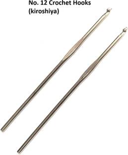 JAKEY Stainless Steel No. 12 Crochet Hooks (kiroshiya) Hand Sewing Needle