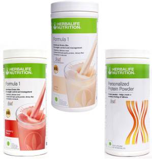 HERBALIFE Formula 1 Shake Strawberry + Vanilla Protein Powder 400 Gram Plant-Based Protein