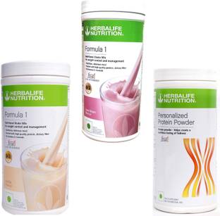HERBALIFE Formula 1 Shake Vanilla + Rose kheer Protein Powder 400 Gram Plant-Based Protein