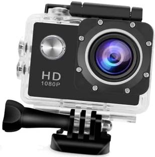 Qaz GO PRO HD 1080P 2 inch LCD Waterproof 12 MP Without Wifi 32 GB Support Sports and Action Camera