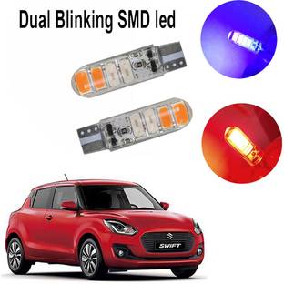 Vagary Dual Color Blinking SMD Car Parking Light _0187 Brake Light Car, Motorbike LED for Maruti Suzuki (12 V, 2 W)