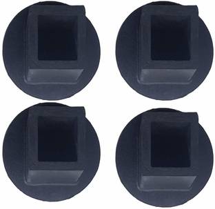 Ekta Product EKTA® Vacuum Rubber Pad for Square cross 1 inch Pipe Baby Swing Cradle{set of 4}