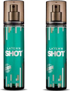 LAYER'R SHOT ROYAL JADE FRAGRANT BODY SPRAY (PACK OF 2 X 135ML) Body Spray  -  For Men