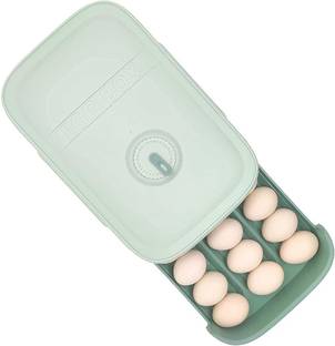 Onprix Egg Holder Counter top Auto Scrolling Egg Holder Storage Box