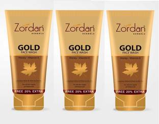 ZORDAN Gold Facewash (60 ml X 3) Face Wash