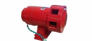 HANUTECH 220v AC Industrial Hooter,High Decibel Wind Screw Motor,Sound Range Upto 1KM Fire Alarm