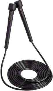 LYCAN Skipping Rope (Black, Pack of 1) | Men and Women Jumping Freestyle Skipping Rope