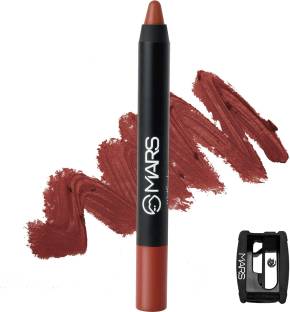MARS Won't Budge Won't Smudge Non Transfer Lip Crayon With Sharpner Lipstick