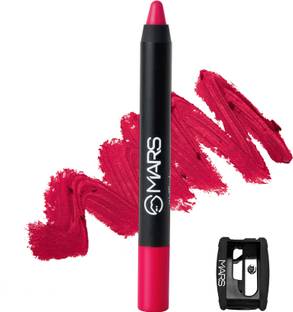 MARS Won't Budge Won't Smudge Non Transfer Lip Crayon With Sharpner Lipstick