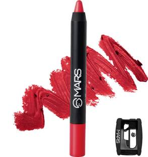 MARS Won't Budge Won't Smudge Non Transfer Lip Crayon With Sharpner Lipstick