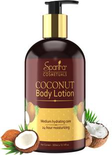 Spantra Coconut Moisturizing Body Lotion, Hydrating Care , No Paraben, 300ml