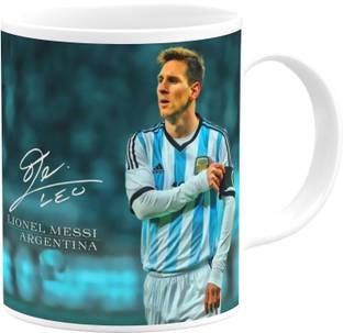 Printwala Messi mug Ronaldo mug Cr7 mug Football mug For Friend Brother Sister (EEA) Ceramic Coffee Mug