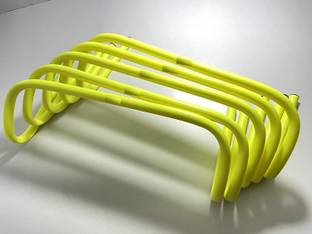 YMD New Agility 6 inch 5 Hurdle/Track and Field Hurdle PVC Speed Hurdles