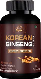 CIPZER Korean Ginseng Capsule | helps in Increase Body Immune System | Multimineral Softgel Capsule No Side Effects | Natural Herbs