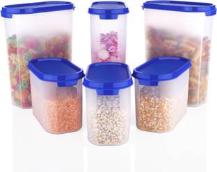 OMORTEX Plastic Grocery Container  - 2500 ml, 1000 ml