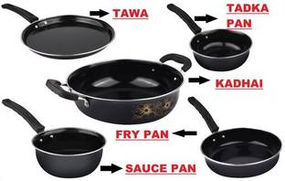 Bitto sittu Nonsticky Induction Bottom Non-Stick Coated Cookware Set