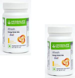 HERBALIFE Afresh Lemon Flavor 2 PIECES Energy Drink