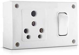 Safetynet 4K HD WiFi Live Video/Audio Recording Socket Switch Spy Camera 128gb Memory supportabel with While Recording No Light Flashes Security Camera