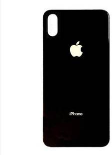 CallSmith Back Tempered Glass for Apple iPhone X / XS Ultra Glossy Black Back Tempered, With Apple Logo