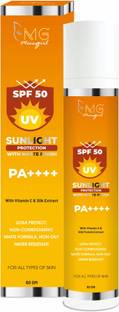 MGmeowgirl Sunscreen - SPF 50 PA++++ Sun Light Protection matte finish gel For Women's and Men's, 60ml