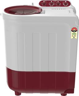 Whirlpool 7.2 kg Ace Wash Station Semi Automatic Top Load Washing Machine Red, White
