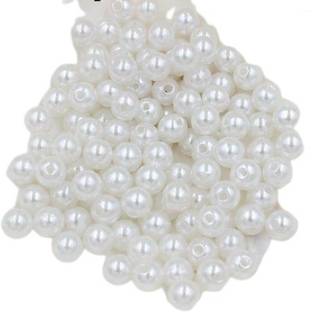Elegant Casa White Moti Shining Pearl 1200 Pics Pearls for Craft,moti Craft Material-4mm