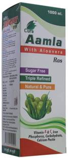 Cura Aamla With Aloevera Ras SUGAR FREE - Nature & Pure (1000ml)