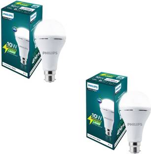 PHILIPS 10 W Inverter Round B22 Inverter Bulb