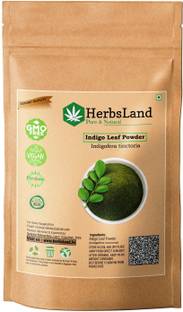 HerbsLand Premium Indigo Leaf (Indigofera tinctoria) powder for hair care