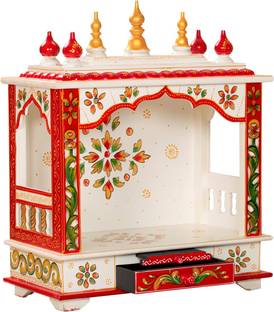 kamdhenu art and craft Mandir Temple for Home Pooja, Arti Solid Wood Home Temple Solid Wood Home Temple Solid Wood Home Temple