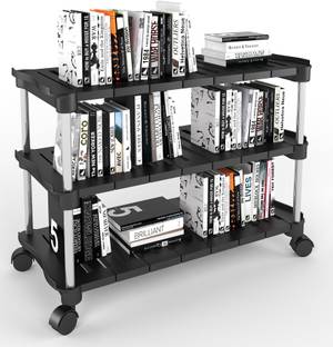 TNT The Next Trend Super Smart Stackable and Durable, Easy to Assemble, Space Saving Rack Plastic Open Book Shelf