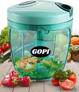 gopi by GopiStore ® By Gopi Group Premium Big Size 1000ml Handy Chopper Vegetable & Fruit Chopper