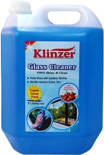 Klinzer Glass & Household Cleaner Liquid 5L | Spotless shine | Powerful Cleaning Action