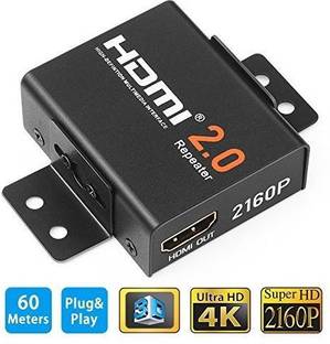 microware  TV-out Cable 2160P 3D 4K HDMI Signal Repeater Extender over 60 Meters Lossless Transmission