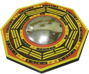 SWISS WONDER Vastu feng Shui Hanging pakua/pakwa/Bagua/pakwa Mirror for Positive enegry Decorative Showpiece  -  15.24 cm