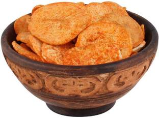 CHATOKDE Homemade Rajasthani Famous Aalu Papdi |Potato Chips Spicy Tangy 200g