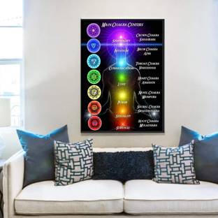Ordershock 45.72 cm Wall Decal Yoga Studio Abstract Meditation Centre Vinyl Self Adhesive Sticker