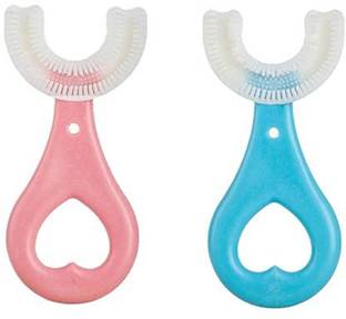 PREPSTO Toothbrush for Kids ,Soft Silicone Manual Age 2-12(2 Pcs) Extra Soft Toothbrush Extra Soft Toothbrush