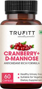 Trufitt Cranberry + D-Mannose Antioxidant for Kidney Health & Urinary Tract Infection