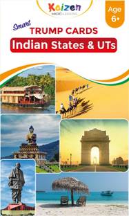 Kaizen MicroLessons Smart Cards. (Indian States & UTS Trump Cards)