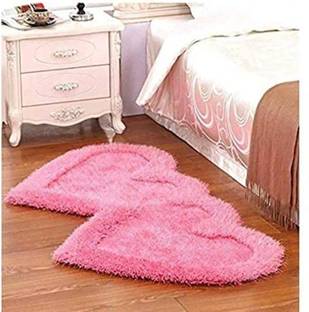SPA Furnishing Pink Polyester Carpet