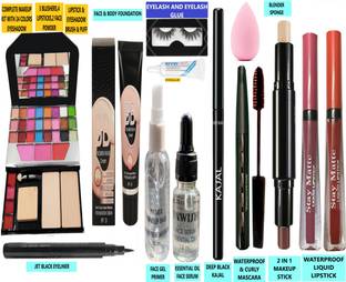 INWISH COMPLETE FACE MAKEUP COMBO SET WITH ALL BASIC MAKEUP ESSENTIAL PRODUCTS ASET13-1